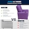 Flash Furniture Kids Recliner, 25" to 39" x 28", Upholstery Color: Lavender BT-7950-KID-LAV-GG - alternate 9